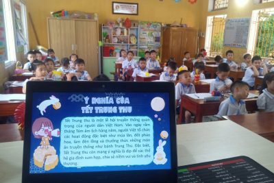 Các hoạt động chào đón Trung thu tại trường Tiểu học Đại An