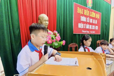 ĐẠI HỘI LIÊN ĐỘI TRƯỜNG TIỂU HỌC ĐẠI AN – NHIỆM KỲ 2025 – 2026